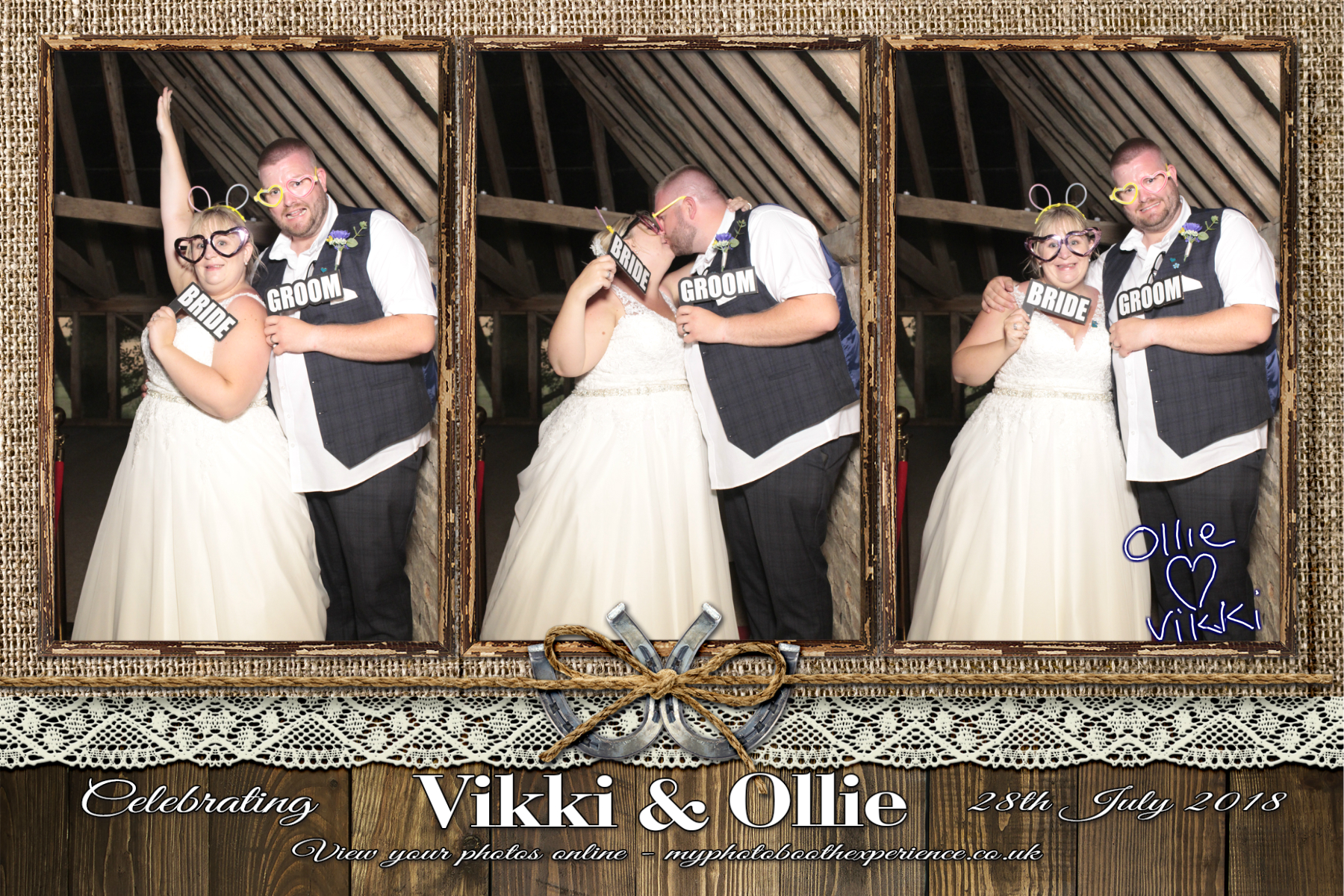 Vikki & Ollie's Wedding | View more photos from the event at gallery.myphotoboothexperience.co.uk/u/MyPhotoBoothExperienceLtd/Vikki-Ollies-Wedding